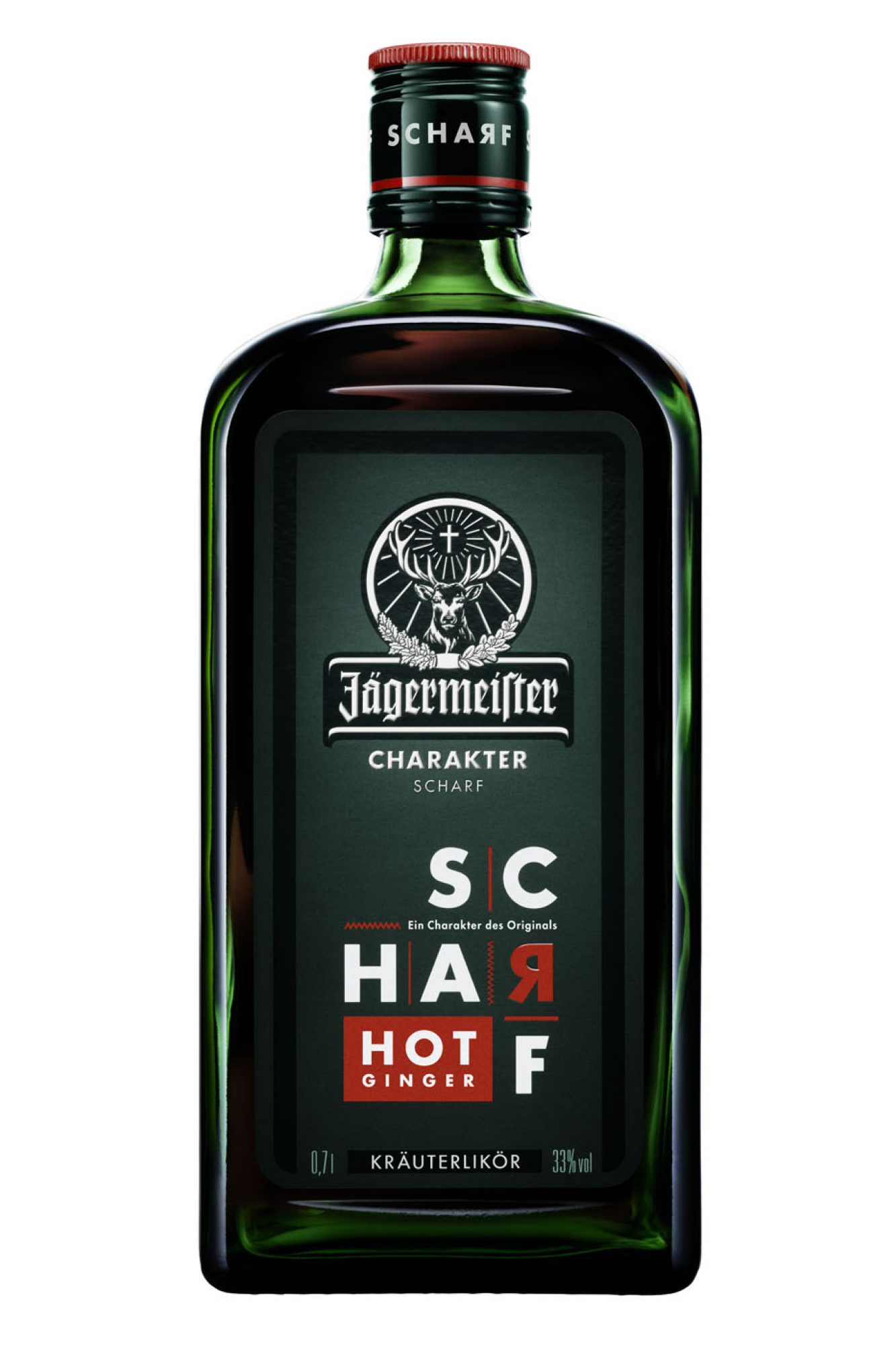 Jägermeister Scharf Hot Ginger 70cl.